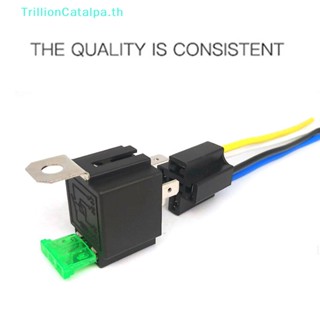 Trillioncatalpa รีเลย์รถยนต์ 4Pin 5Pin 30A 12V 24V DC 1 ชิ้น