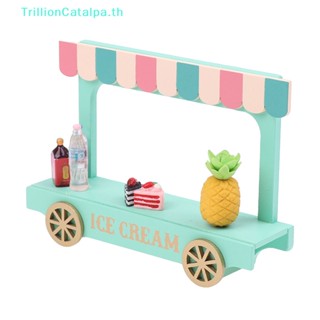 Trillioncatalpa พร็อพไอศกรีมจิ๋ว สําหรับตกแต่งบ้านตุ๊กตา