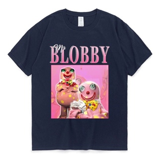 เสื้อยืด พิมพ์ลาย Mr Blobby Homage สไตล์วินเทจ ขนาดใหญ่ 4XL 5XL 6XL สําหรับผู้ชาย