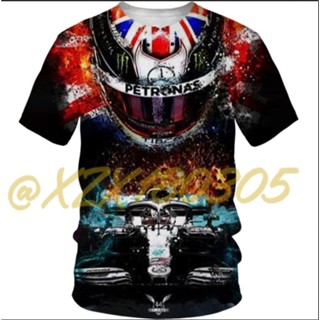 (ทั้งหมดในสต็อก Xzx180305) เสื้อยืด พิมพ์ลาย red bull f1 Racing 3D 31