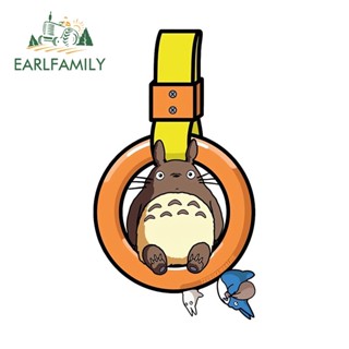 Earlfamily สติกเกอร์ ลาย Totoro 13 ซม. x 7.3 ซม. สําหรับติดตกแต่งรถยนต์ หมวกกันน็อค ตู้เย็น