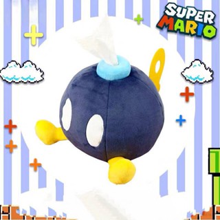 กล่องกระดาษทิชชู่ รูปตุ๊กตา The Super Mario Bros Bob-omb 23 ของเล่นสําหรับเด็ก