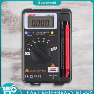 ❀sportworld【In Stock】 ANENG AN8203 DMM Integrated Handheld Pocket Mini Digital AC/DC  Multimeter