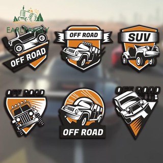 Earlfamily สติกเกอร์ 13 ซม. สําหรับ 4X4 Off-road Vehicle Adventure ATV Windows