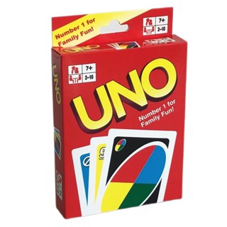 การ์ดเกมโป๊กเกอร์ UNO รุ่นมาตรฐาน สําหรับครอบครัว