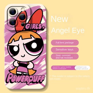 เคสโทรศัพท์มือถือ แบบบางพิเศษ ลายการ์ตูนอนิเมะ Powerpuff Girls สําหรับ iPhone 11 14 14pro 14plus 14 pro max 13 13pro 13prm 11 7plus 8plus Xr XS 12 pro max 11 pro max