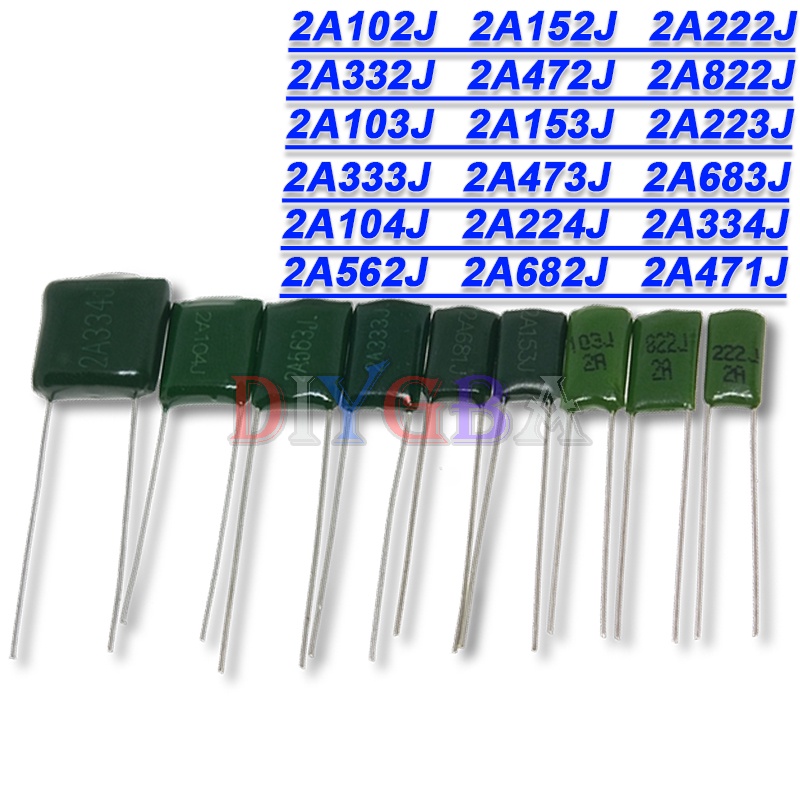 50PCS 2A224J 2A334J 2A102J 2A152J 2A222J 2A332J 2A472J 2A822J 2A103J 2A153J 2A471J 2A471J 2A471J ตัว