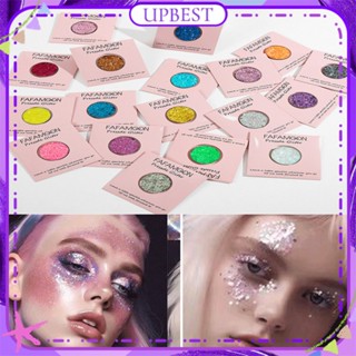 ♕ Fafamoon Sequin Gel Glitter Eyeshadow Mermaid Scale Face Body Sequin Colorful Polarized Stage Long Lasting Face Makeup 18 Designs UPBEST