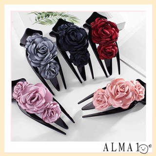 Alma กิ๊บติดผม ลายดอกไม้ แฟนซี เครื่องประดับ สําหรับผู้หญิง