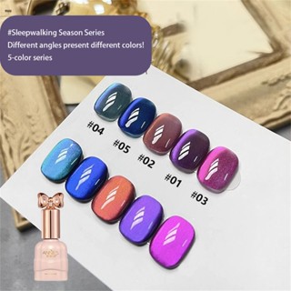 สีเจล Annies 2023 New Gem Cat Eye Gel Cat Eye Gel Laser Nail Polish Gel Nail Glue nuuo