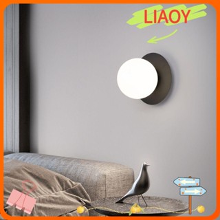 Liaoy โคมไฟติดผนัง LED ทรงกลม สีดํา / ทอง