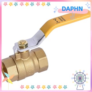 Daphs บอลวาล์ว วาล์วน้ํา พอร์ตเต็ม ตัวเมีย x ตัวเมีย ทองเหลือง 3/4 นิ้ว สําหรับน้ํา