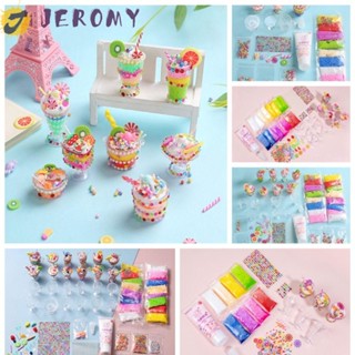 Jeromy ถ้วยไอศกรีมพลาสติก แฮนด์เมด DIY ของเล่นสําหรับเด็ก