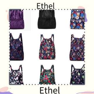 Ethel1 กระเป๋าเป้สะพายหลัง ผ้าโพลีเอสเตอร์ พิมพ์ลายดอกไม้ กันน้ํา จุของได้เยอะ สําหรับเด็กผู้หญิง วัยรุ่น