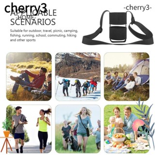 Cherry3 สายสะพายขวดน้ํา อเนกประสงค์ พร้อมสายคล้องไหล่ อุปกรณ์เสริม สีดํา