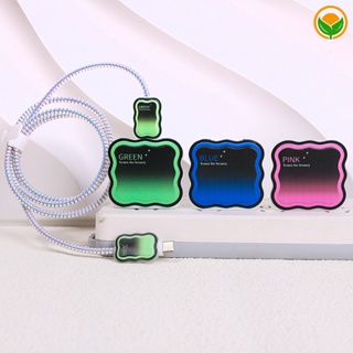 เคสซิลิโคน TPU 3D ไล่โทนสี หลากสี สําหรับ IOS Charger 18 20W