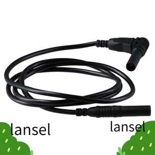 LANSEL มัลติมิเตอร์ดิจิทัล ทดสอบตะกั่ว 1000V 15A มุมขวา ไปตรง 1 เมตร ปลั๊กกล้วย PVC สีแดง และสีดํา สําหรับมัลติมิเตอร์ 1 คู่