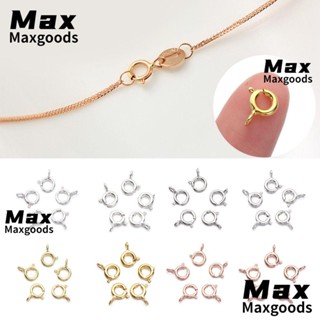 Maxg ตะขอสปริงเชื่อมต่อสร้อยคอ สร้อยข้อมือ แหวนเงินแท้ S925 DIY