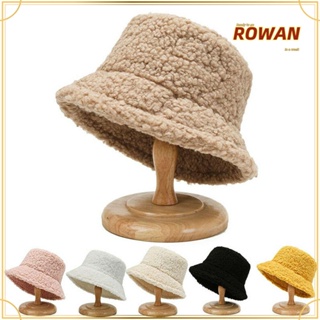 Rowans หมวกบักเก็ตลําลอง แบบนิ่ม ให้ความอบอุ่น เหมาะกับใส่กลางแจ้ง