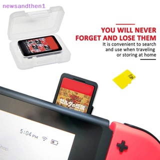 Newsandthen1 กล่องเก็บการ์ดเกม แบบพกพา ขนาดเล็ก สําหรับ Nintendo Switch Series 1 ชิ้น