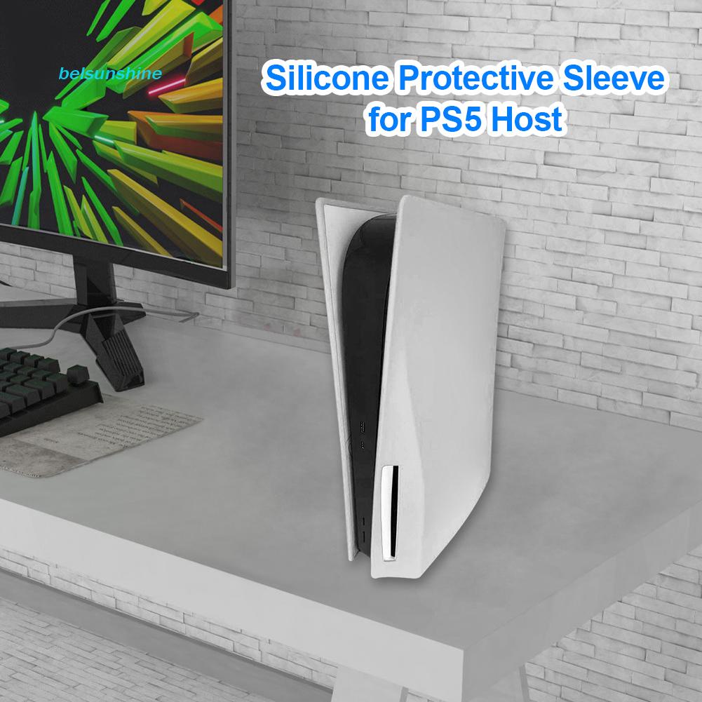 ฝาครอบคอนโซลเกม ซิลิโคน กันฝุ่น สําหรับ Sony PS5 Optical Drive Digital H [belsunshine.th]