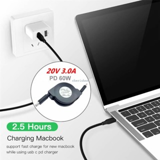 Ch*【พร้อมส่ง】สายชาร์จ PD 60W USB C เป็น USB C ชาร์จไว สําหรับโน้ตบุ๊ก