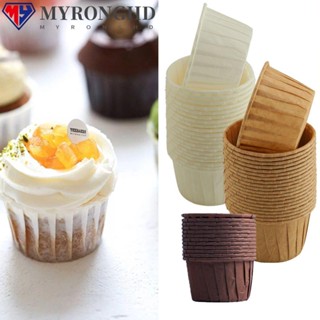 Myronghd กระดาษห่อคัพเค้ก 50 ชิ้น DIY