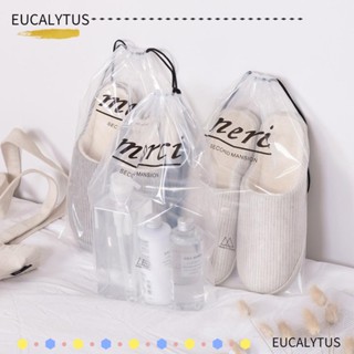 Eutus กระเป๋าเก็บของ Pvc แบบใส กันฝุ่น สําหรับเดินทาง