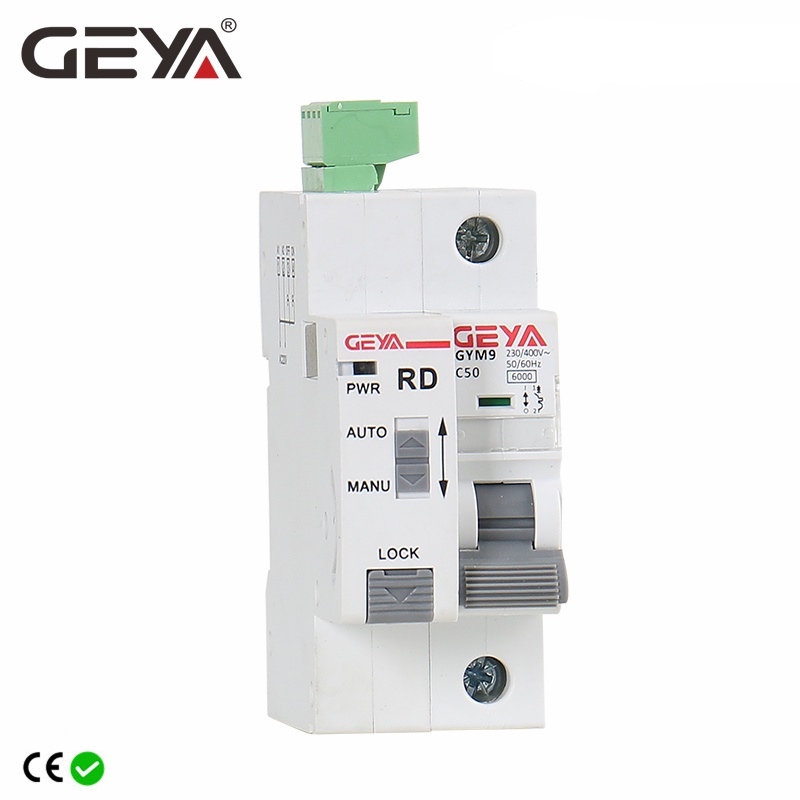 GEYA Din Rail GYM9 1P MCB พร้อม Autoreclose อุปกรณ์วงจรรีเซ็ตอัตโนมัติ Smart Home MCB ปิดอัตโนมัติ
