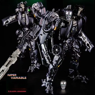 โมเดลฟิกเกอร์ Transformers K.B.B Evil Lockdown Optimus Prime Commander Black Mamba Articulado ของเล่นสําหรับเด็ก