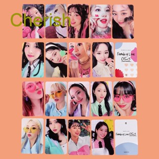 Cherish การ์ดโลโม่ โฟโต้การ์ด ลาย Kpop TWICE Formula of Love: O+T=&lt;3 ขนาดเล็ก 9 ชิ้น ต่อชุด