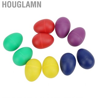 Houglamn Plastic Egg Shakers  Musical Eggs Glossy Appearance for Children Rhythm Training