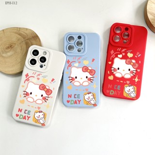 IPhone 12 11 8 7 X XS XR SE Plus Pro Max 2020 2022 เข้ากันได้ เคสไอโฟน สำหรับ Hello Kitty  เคส เคสโทรศัพท์