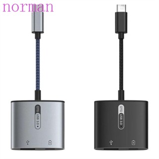 Norman อะแดปเตอร์แปลงที่ชาร์จกล้องดิจิทัล Type-C PD 60W USB Type-C