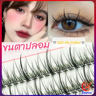 ZEEVA ขนตาปลอม ขนตาปลอมแต่งหน้ามืออาชีพ 120 ช่อ ช่อคนตาเทรนสาวเวียดนาม  Little devil false eyelashes