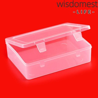 Wisdomest กล่องเก็บเครื่องมือตกปลา แบบใส 2 ขนาด ขนาดเล็ก