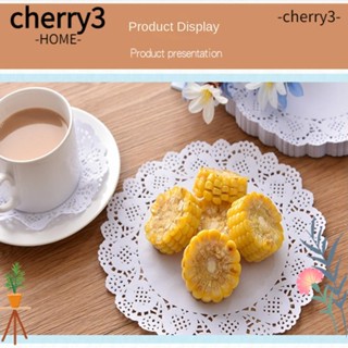 Cherry3 แผ่นกระดาษซับอาหาร ทรงกลม แบบใช้แล้วทิ้ง 8.5 นิ้ว สําหรับห้องครัว 150 ชิ้น