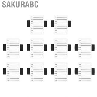 Sakurabc Eyelash Extension Hand  Tray 8 Rows White Time Saving for Salon