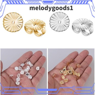 Melodygoods1 ต่างหูซิลิโคน ทอง 18k 925S อุปกรณ์เสริม สําหรับเครื่องประดับ