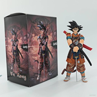 Cool ใหม่ โมเดลฟิกเกอร์ Dragon Ball Samurai Son Goku Katana ของเล่น ของสะสม สําหรับเด็ก