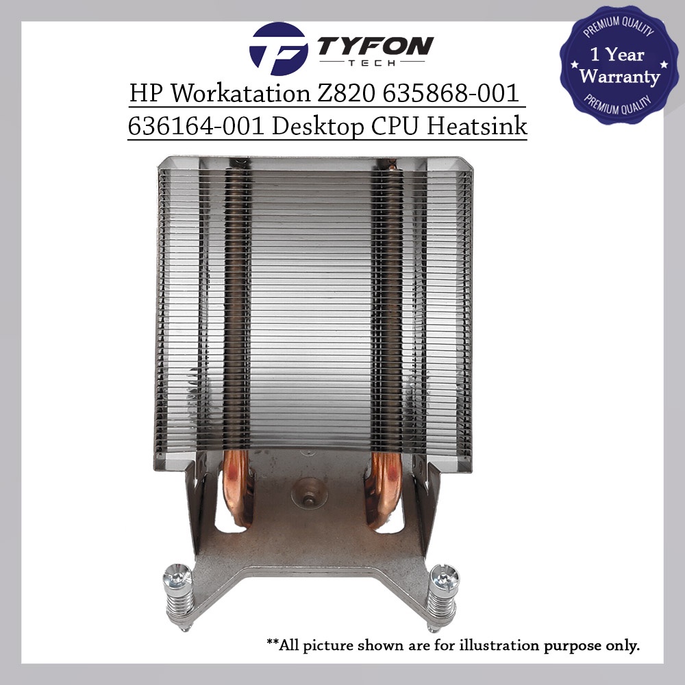 HP Workstation Z820 Z840 เดสก์ท็อป CPU ฮีทซิงค์ประกอบ 635868-001 636164-001 (ตกแต่งใหม่)