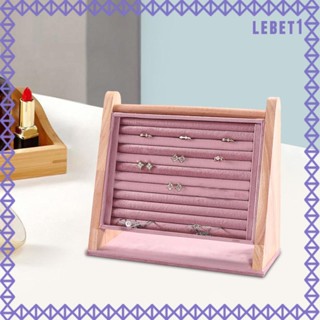 [Lebet] ขาตั้งโชว์เครื่องประดับ แหวนกํามะหยี่ สําหรับเคาน์เตอร์