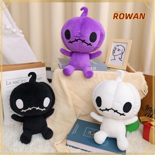 Rowans หมอนตุ๊กตานุ่ม รูปฟักทองฮาโลวีน สีส้ม สําหรับตกแต่งห้องเด็ก