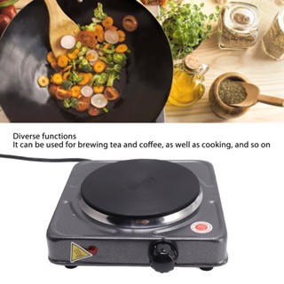  Computer Ac.lr 1000W เตาไฟฟ้าตั้งโต๊ะ Hob เตาไฟฟ้า Burner เหล็กเตาไฟฟ้าแบบพกพาสำหรับร้านอาหารบ้านสำนักงานหอพัก