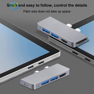 เครื่องอ่านการ์ด 4K HDMI แบบพกพา สําหรับ Microsoft Surface Pro 8 [Hidduck.th]