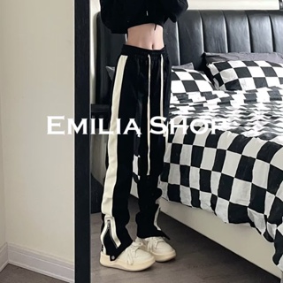 EMILIA SHOP  กางเกงขายาว กางเกงขายาวผู้หญิง สไตล์เกาหลี  Beautiful Korean Style สวยงาม ทันสมัย A90M0AK 36Z230909