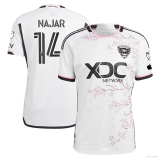 เสื้อยืดแขนสั้น ลายทีมชาติฟุตบอล Ani 2023 MLS Andy Najar D C United Jersey ขนาดใหญ่