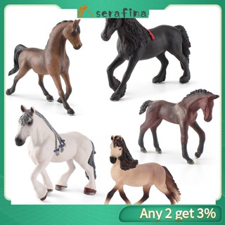 Rf โมเดลม้าจําลอง เสมือนจริง Andalusia Mare Arabian Mare ของเล่นสําหรับเด็ก เก็บสะสม ตกแต่งบ้าน