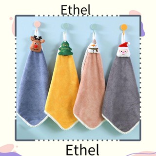 Ethel1 ผ้าขนหนูนุ่ม ลายคริสต์มาส สําหรับห้องน้ํา ห้องครัว หรือห้องอาบน้ําเด็ก