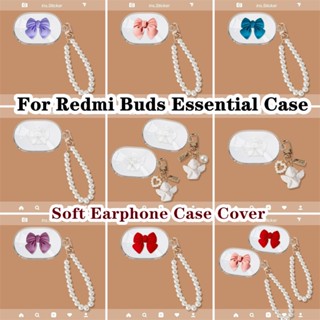 【imamura】เคสหูฟัง แบบนิ่ม ลายโบว์ และนางฟ้า สามมิติ สําหรับ Redmi Buds Essential